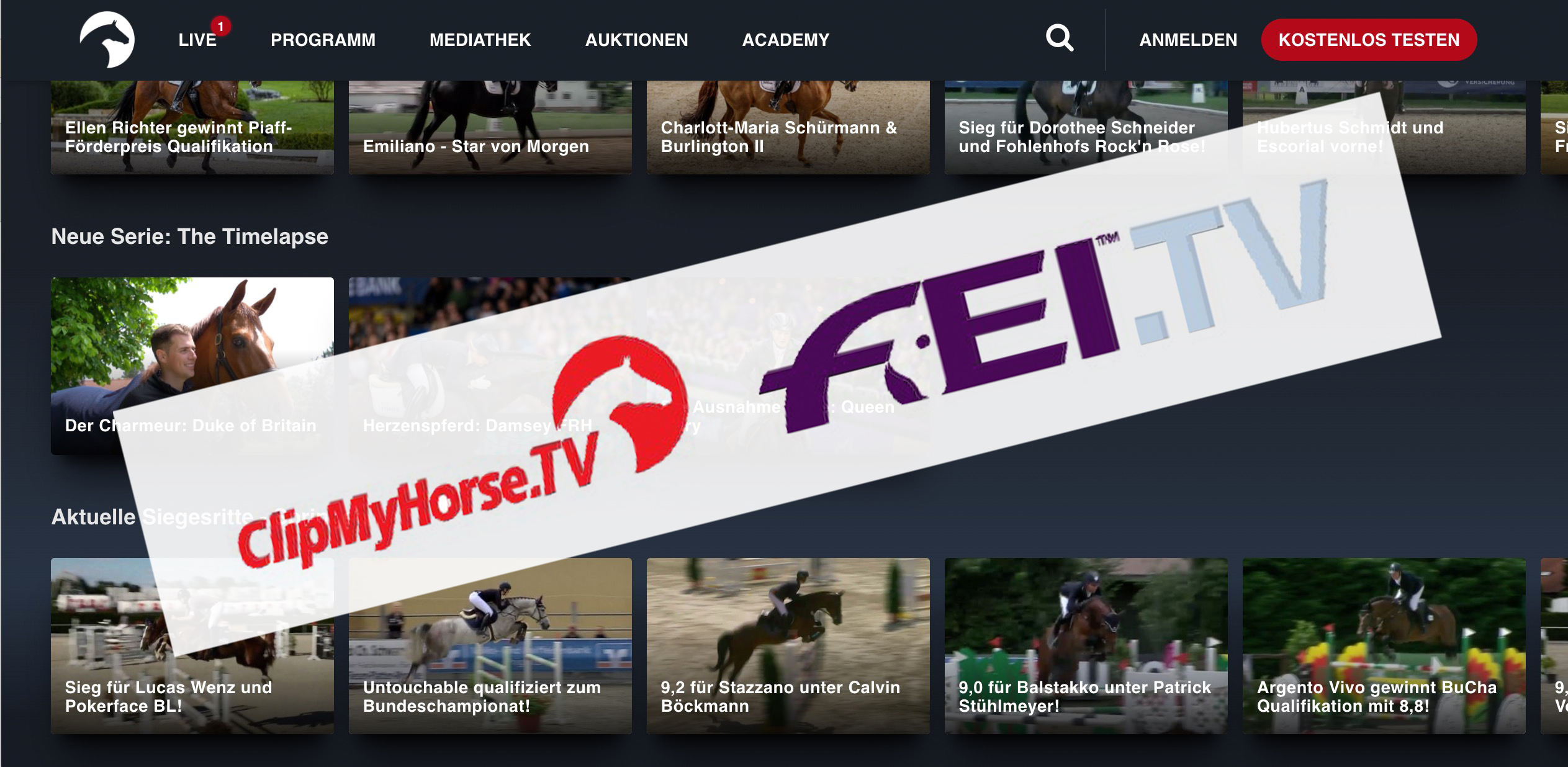 ClipMyHorse und FEI Pferdesport im Internet fusioniert -