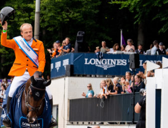 Herning withdrew from the World Cup after Dutchman Willem Graefe's fall